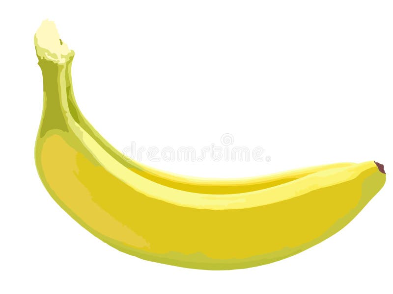 Illustrated banana