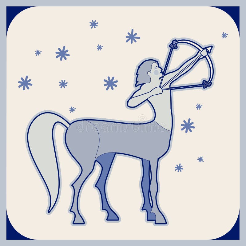 Mystic Centaur stock illustration. Illustration of pattern - 7838363