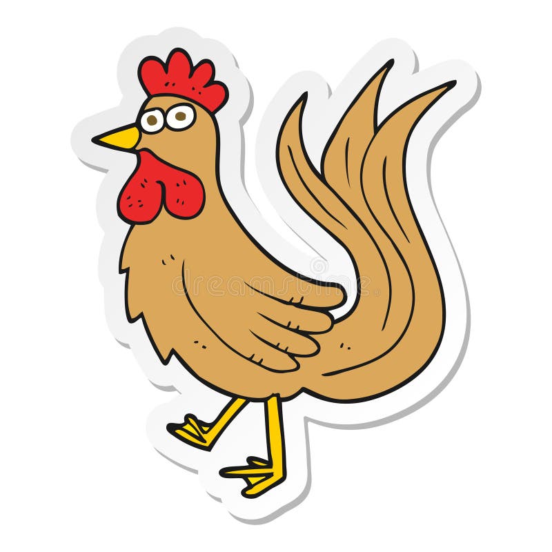 Cartoon Cock. Funny Rooster Stock Vector - Illustration of baby, farm: 86705768 Cartoon Cock. Funny Rooster Stock Vector - Illustration of baby, farm: 86705768