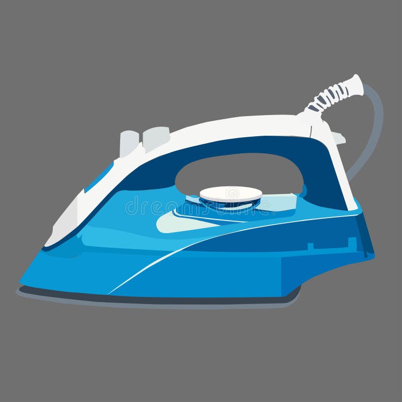 Illustratie van een ijzer Vector royalty-vrije illustratie Illustratie van een ijzer Vector royalty-vrije illustratie