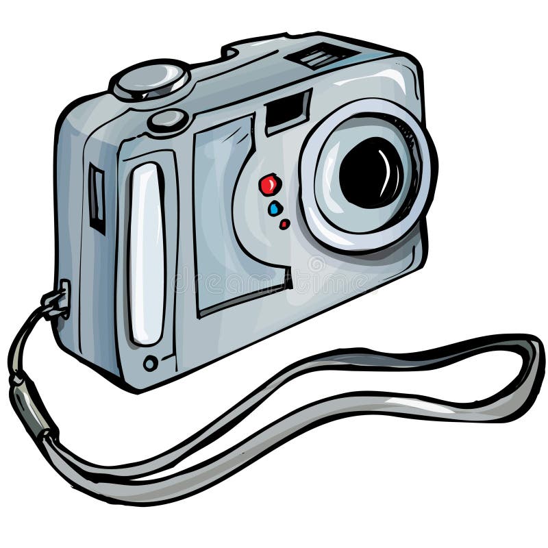Illustratie van een onmiddellijke camera royalty-vrije illustratie Illustratie van een onmiddellijke camera royalty-vrije illustratie