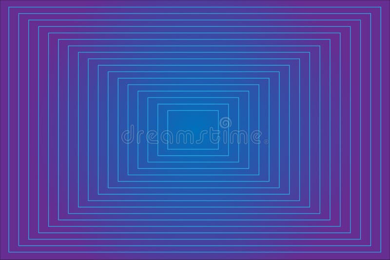 Depth 3 D Illusion with Squares Geometrical Figure Stock Vector ...