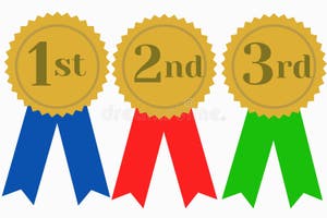 Printable First Second Third Place Ribbon