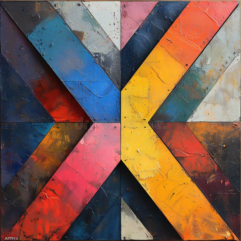 Abstract background of the colored walls of the building painted in different colors vector illustration