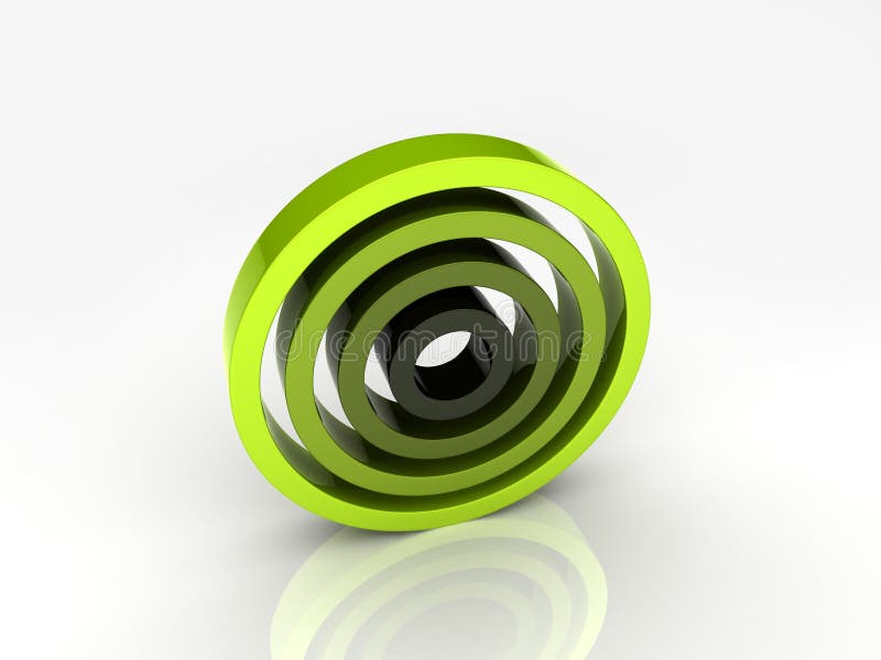 Illustration of abstract circles vector illustration