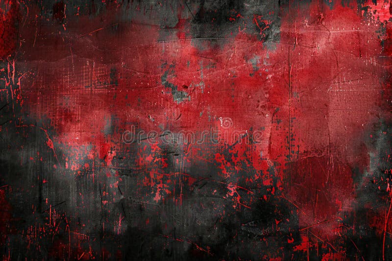 Abstract grunge background texture with red color, dark and mysterious stock illustration