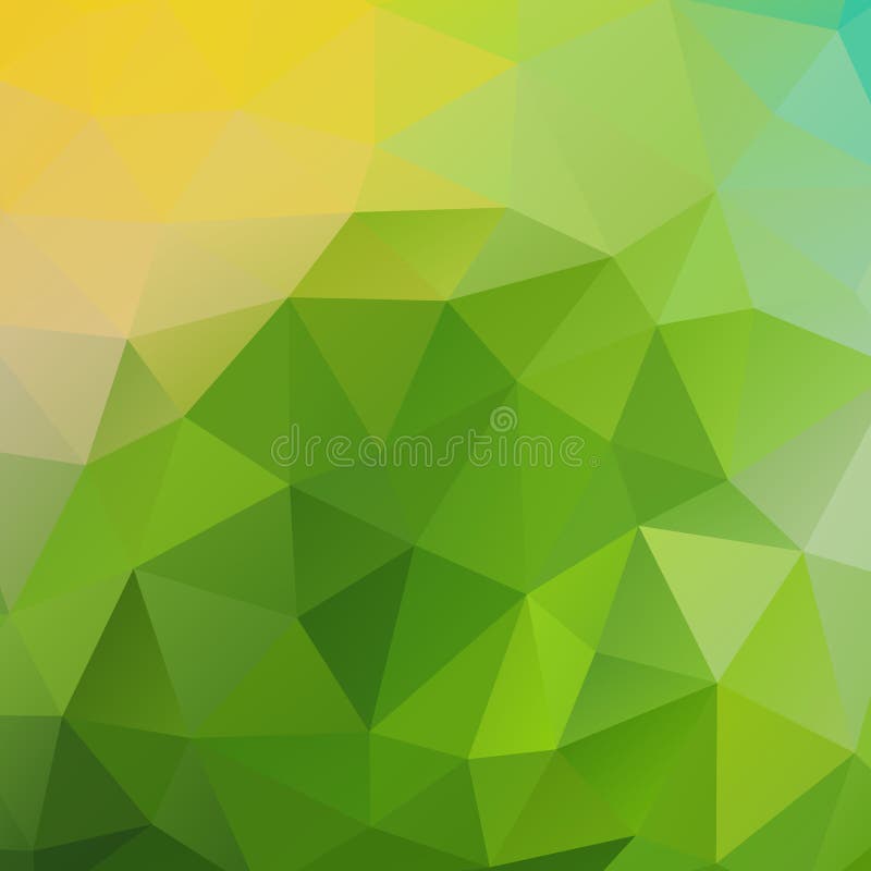 Green and Yellow Low Poly Abstract Background Design Illustrator Stock  Vector - Illustration of design, abstract: 165930875