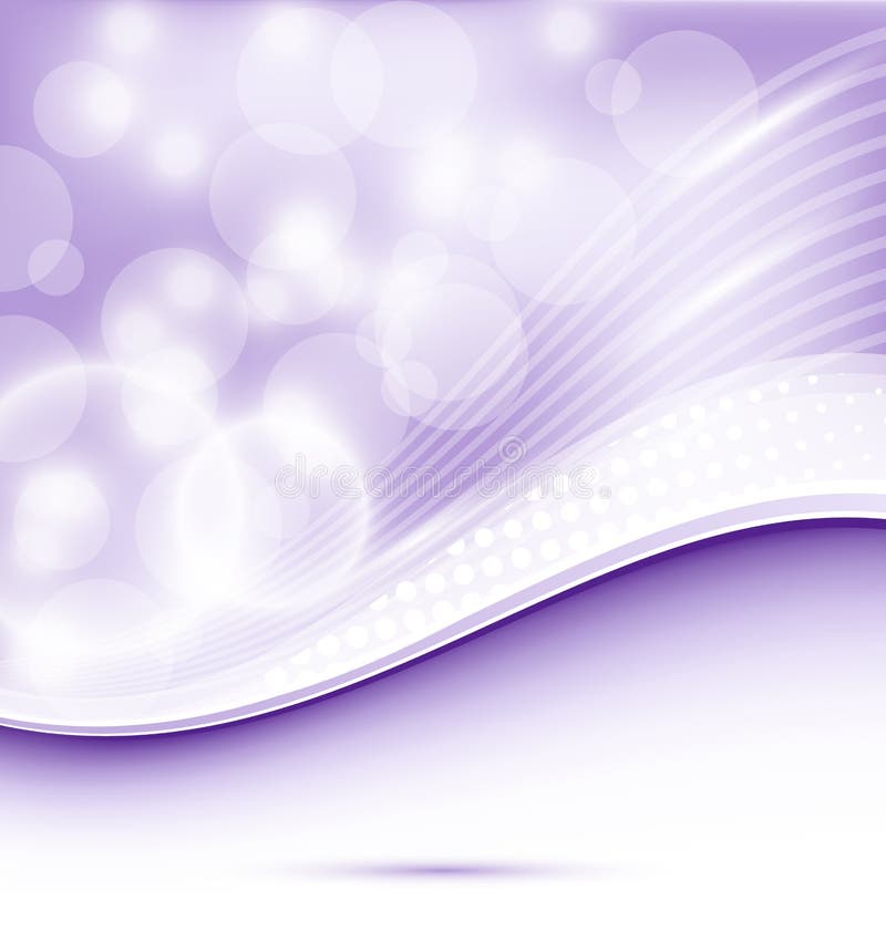 Abstract wavy purple background for design vector illustration