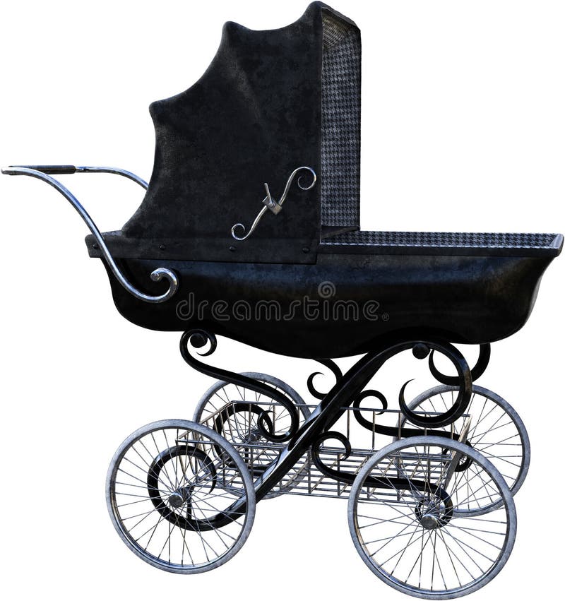 antique victorian baby carriage