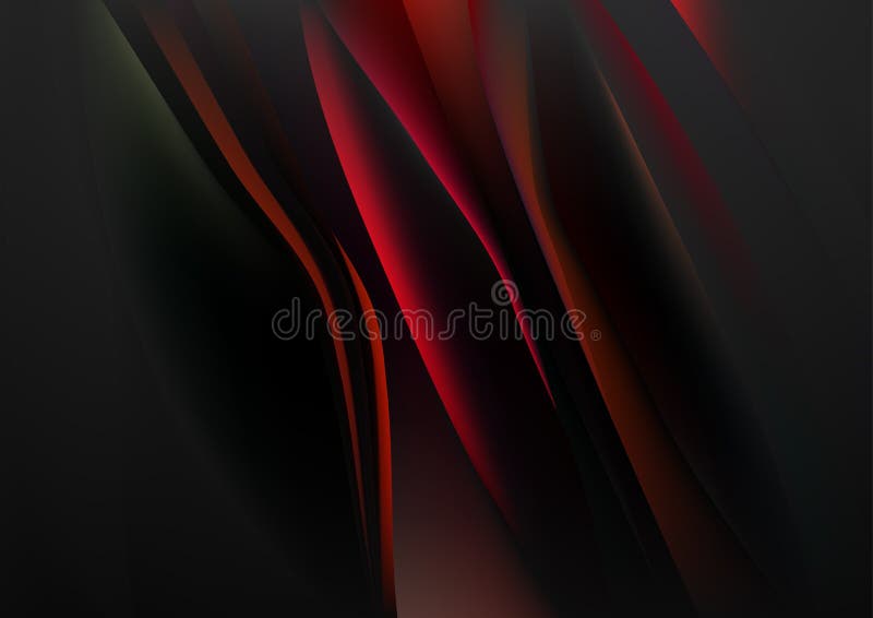 Illustration av den digitala bakgrundsvektorns röda linje stock illustrationer