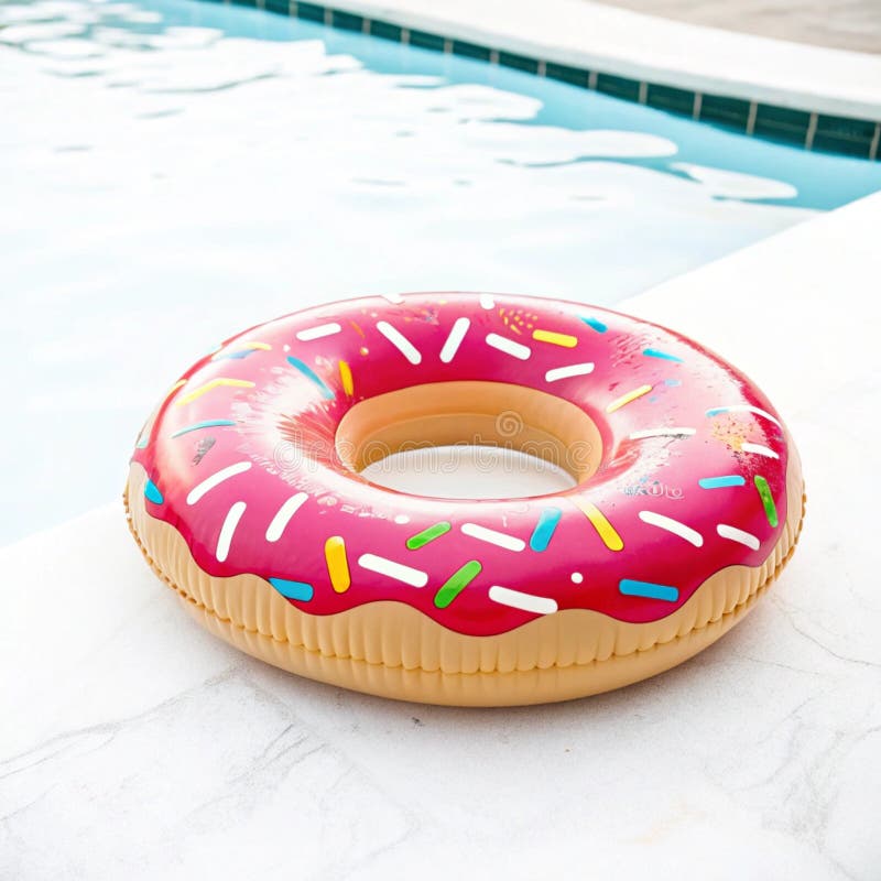 Illustration av Doughnut Floaty royaltyfri illustrationer