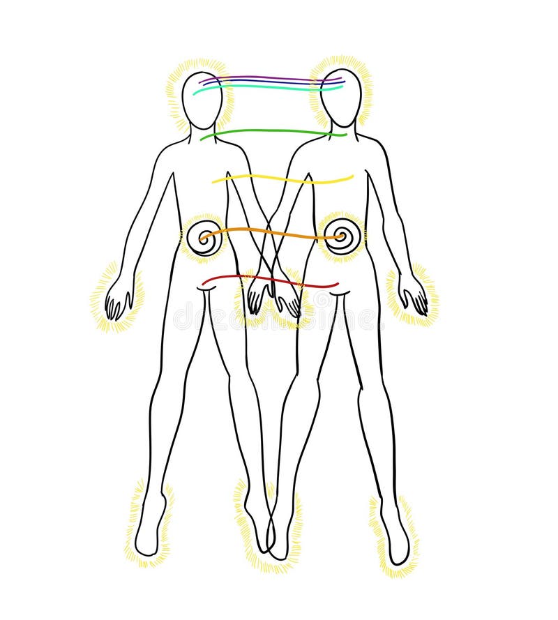Illustration av mänskliga diagram Andaanslutning och förälskelse Svart penndiagram royaltyfri illustrationer Illustration av mänskliga diagram Andaanslutning och förälskelse Svart penndiagram royaltyfri illustrationer