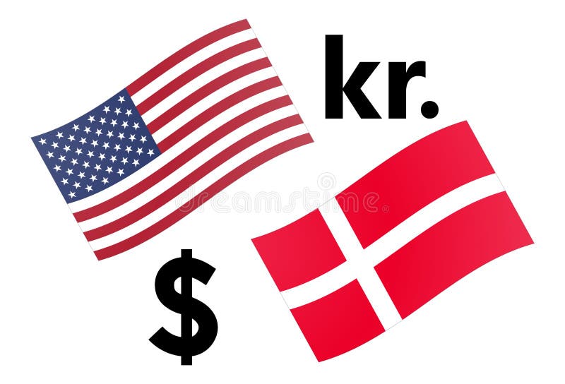 illustration av USDDKK-valutaparens förinställningsvektor Amerikanska och danska flaggor med dollarsymbol och kronologisk symbol royaltyfri illustrationer illustration av USDDKK-valutaparens förinställningsvektor Amerikanska och danska flaggor med dollarsymbol och kronologisk symbol royaltyfri illustrationer