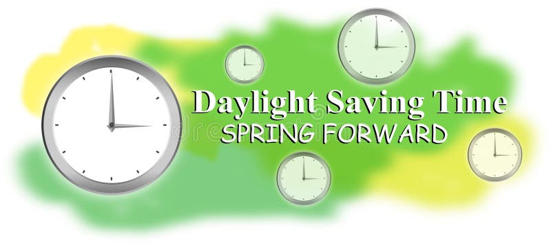 Daylight saving, spring forward, daylight, time, savings, clock, spring, forward, saving, background, day, illustration, concept
