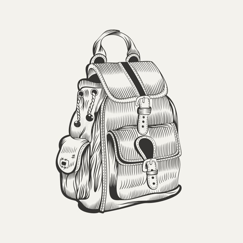 It is a Illustration of Backpack Stock Vector Illustration of hiking