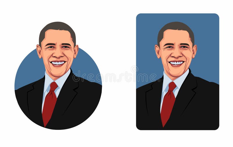 Barack Obama Cartoon Face Stock Illustrations – 34 Barack Obama Cartoon  Face Stock Illustrations, Vectors & Clipart - Dreamstime
