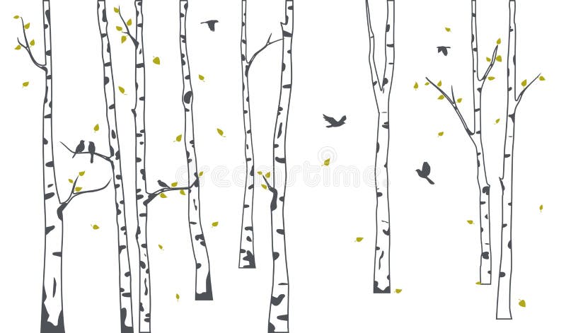 Birch Tree Stock Illustrations – 22,762 Birch Tree Stock Illustrations,  Vectors & Clipart - Dreamstime