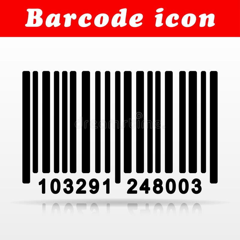 Black barcode vector icon design vector illustration