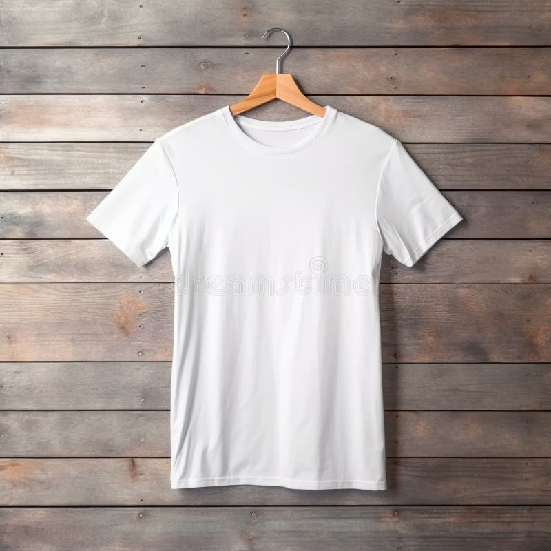 Illustration of a Plain T-shirt Mockup, AI Generated Stock Illustration ...