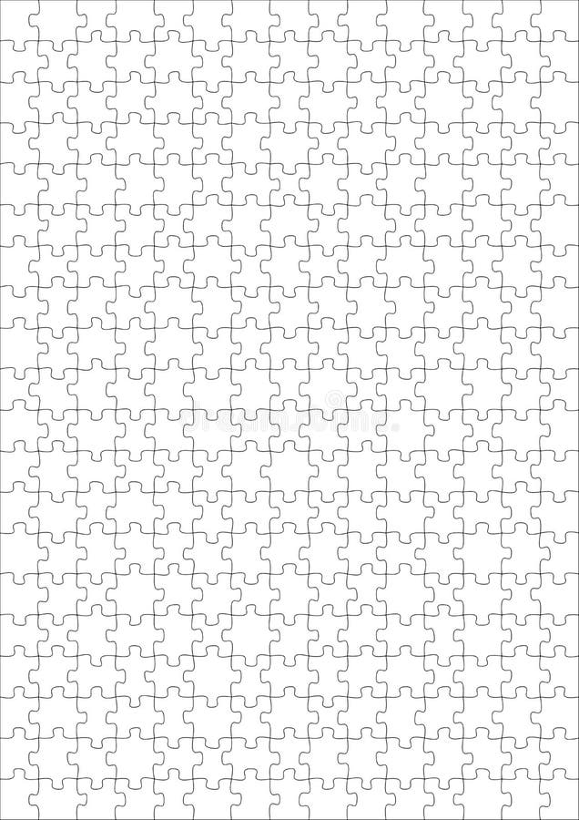 Abstract blank puzzles concept Royalty Free Vector Image