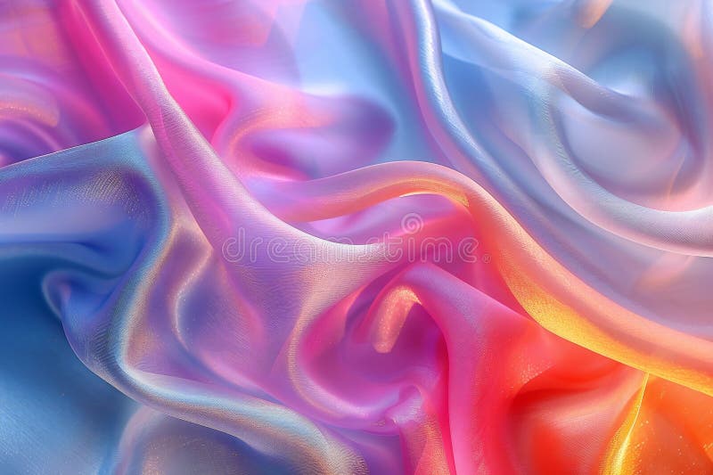 A blurred image of an abstract background in pink, silver and blue royalty free illustration