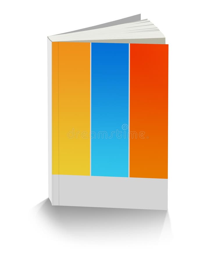 Illustration of book on white