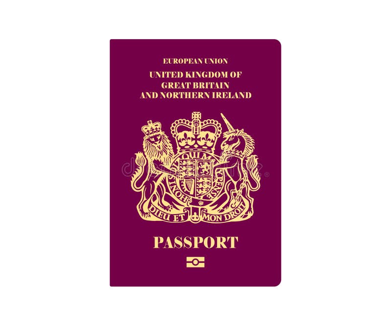 Illustration britannique de passeport