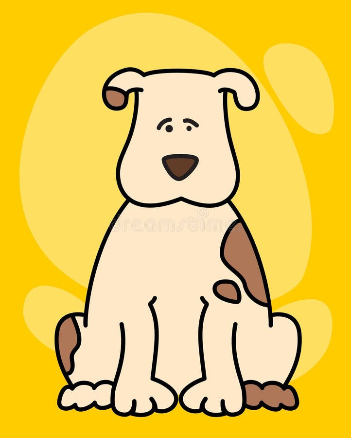 illustration of cartoon dog
