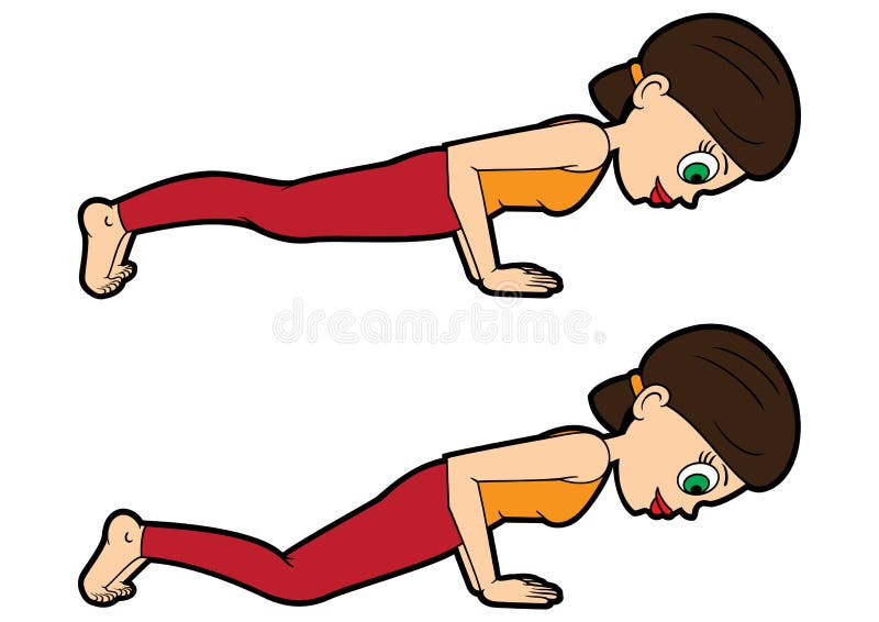 Four-Limbed Staff Pose (Chaturanga Dandasana) Dimensions & Drawings