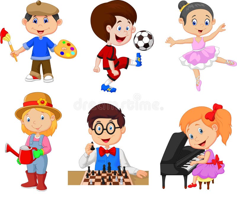 Adult People and Their Creative and Artistic Hobbies Set of Cartoon  Characters Doing Their Favorite Things Stock Vector - Illustration of  designing, knitting: 84478071