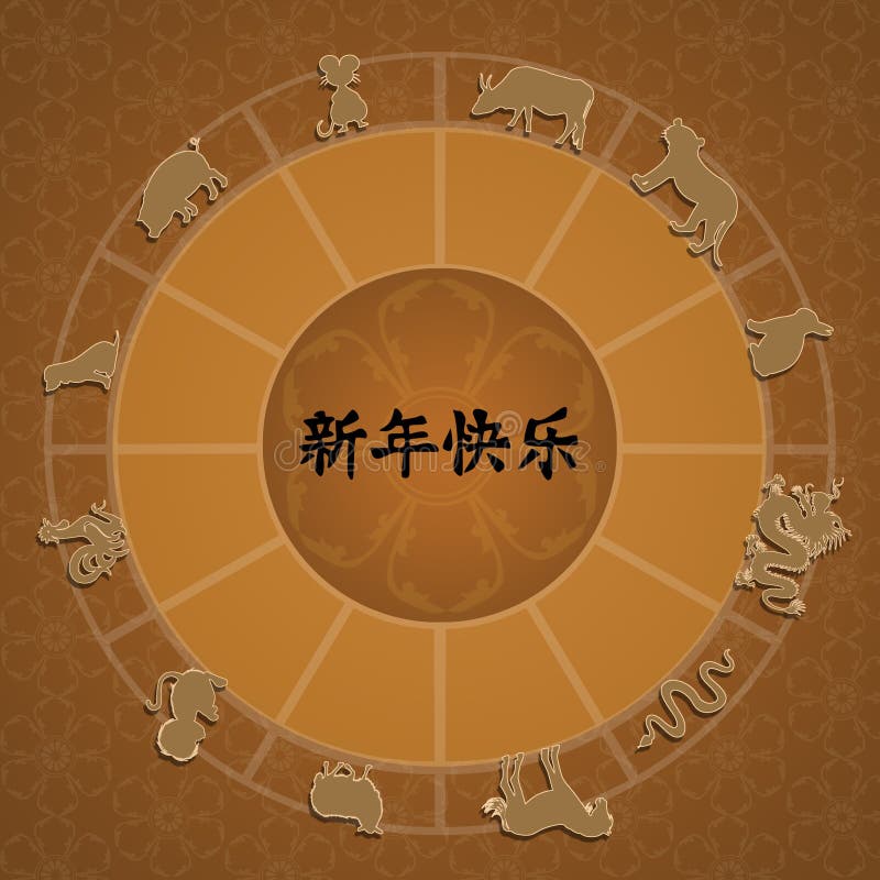 Illustration of Chinese Horoscope Stock Illustration Illustration of culture, mythology 158061821