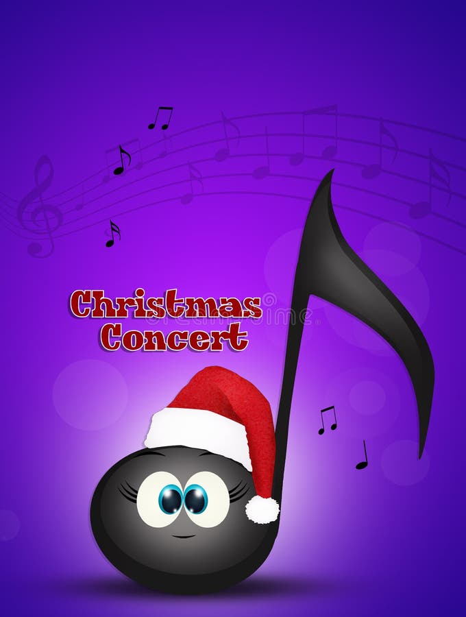 Illustration of Christmas Concert Stock Illustration Illustration of