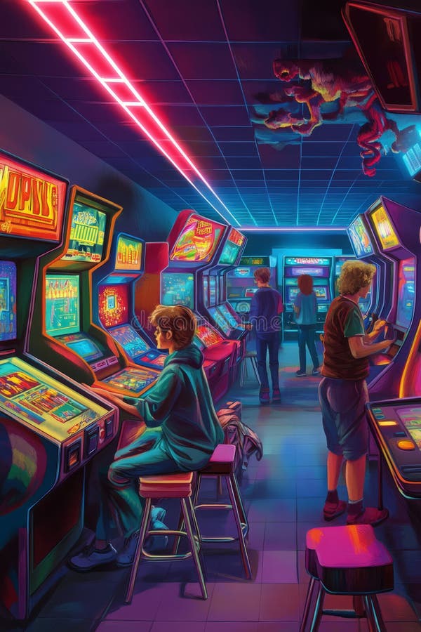 Retro Games T-Shirt Neon Glow Classic Gaming Retro Games T-Shirt Neon Glow Classic Gaming