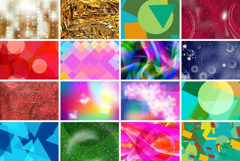 Illustration of Colorful Abstract Background Closeup Stock Illustration