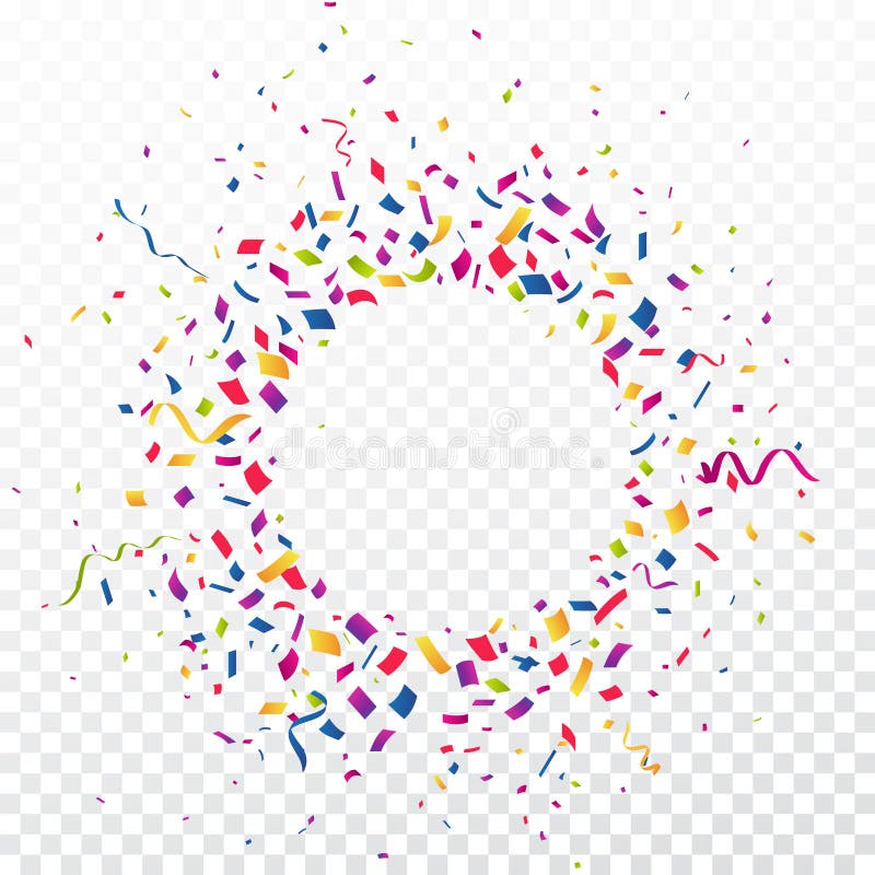 Colorful Celebration Background with Confetti Stock Vector - Illustration  of party, shiny: 113963185
