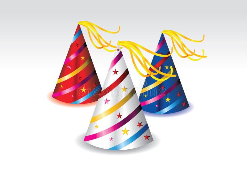 Illustration Of A Colorful Party Hat Stock Vector 