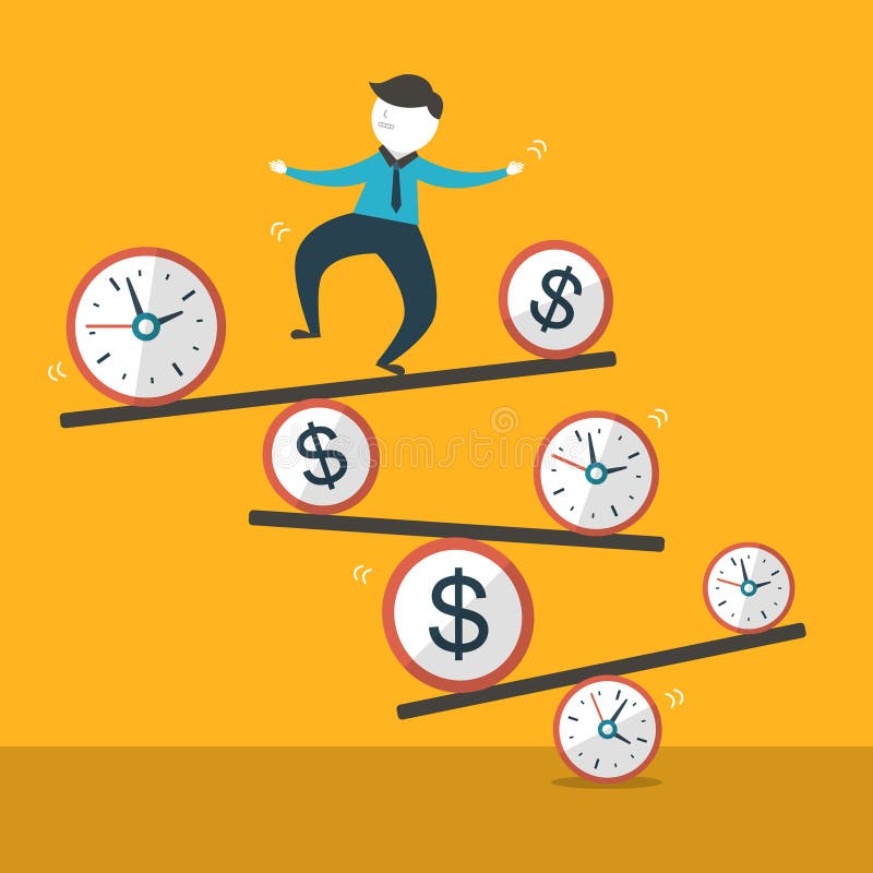 Illustration concept of balance royalty free illustration Illustration concept of balance royalty free illustration