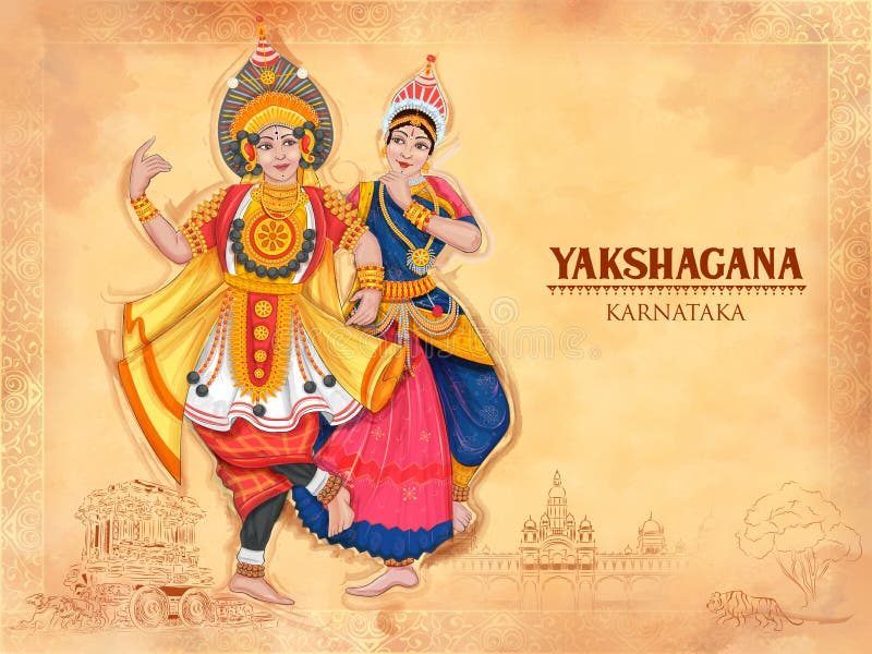 Yakshagana Stock Illustrations – 35 Yakshagana Stock Illustrations, Vectors  & Clipart - Dreamstime