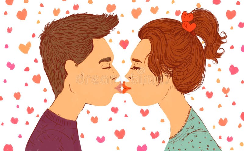 Cartoon Illustration of a Couple a Young Girl and a Guy in a Kiss. First Love First Kiss Girl and Boy Stock Illustration - Illustration of love, romance: 209127812 Cartoon Illustration of a Couple a Young Girl and a Guy in a Kiss. First Love First Kiss Girl and Boy Stock Illustration - Illustration of love, romance: 209127812
