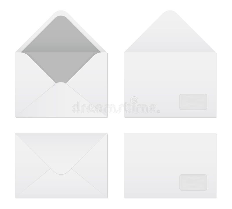 Enveloppes blanches standard