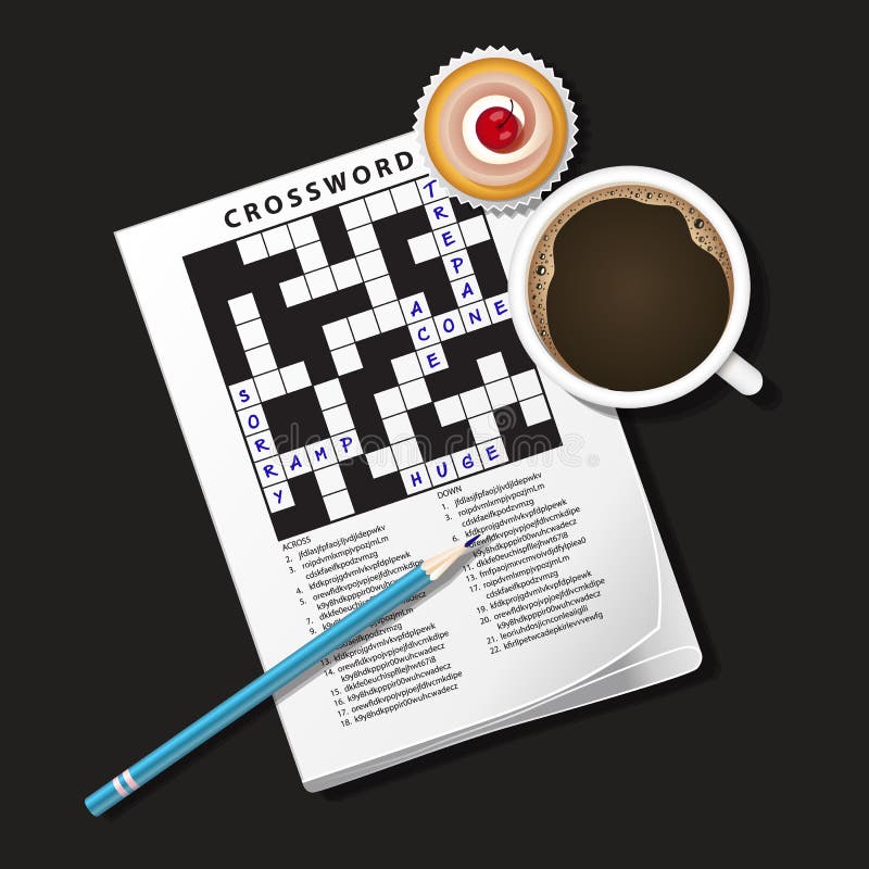Coffee Crossword Stock Illustrations 80 Coffee Crossword Stock