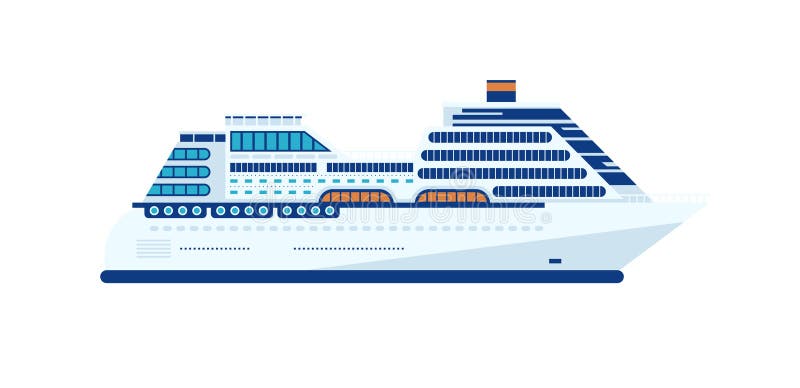 passenger ship drawing