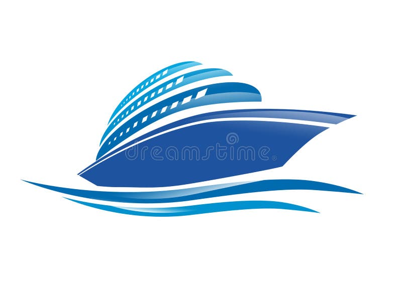 Cruise Ship vector illustration