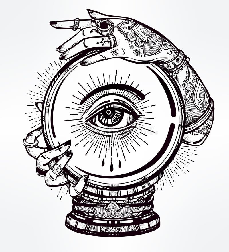 Crystal Ball Tattoo Stock Illustrations – 578 Crystal Ball Tattoo Stock Illustrations, Vectors & Clipart - Dreamstime