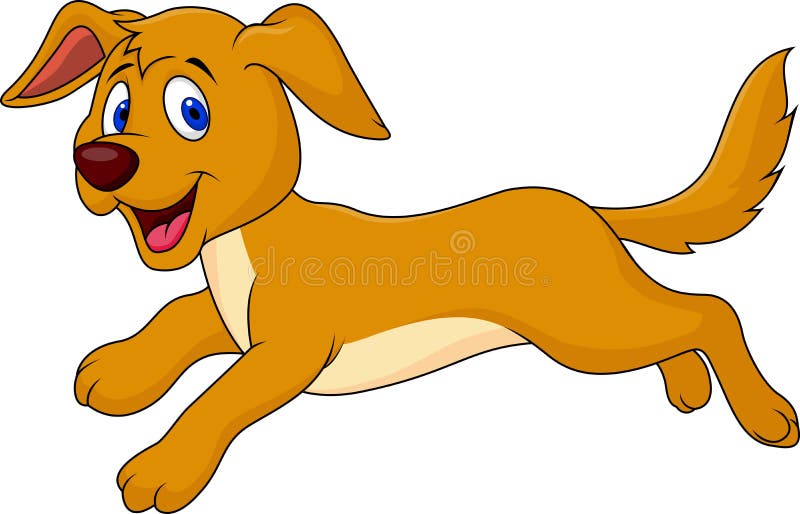 Cute dog cartoon running stock vector. Illustration of icon - 29714656 Cute dog cartoon running stock vector. Illustration of icon - 29714656
