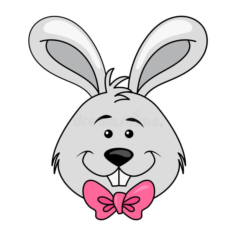 Illustration of Cute Easter Bunny. Easter, Religion, Tradition Stock Vector Illustration of