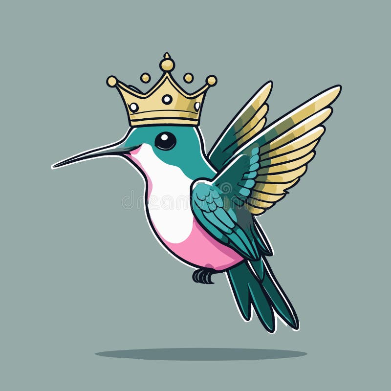 Crown Hummingbird Stock Illustrations – 246 Crown Hummingbird