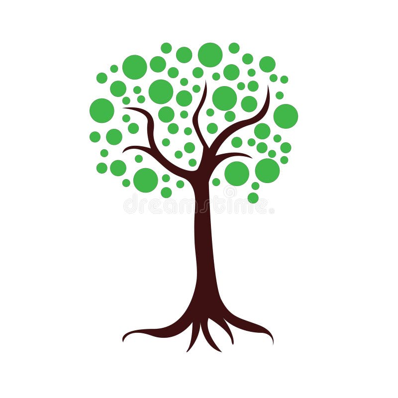 Illustration d'arbre bonne pour le logo ou etc. Conception illustration de vecteur Illustration d'arbre bonne pour le logo ou etc. Conception illustration de vecteur