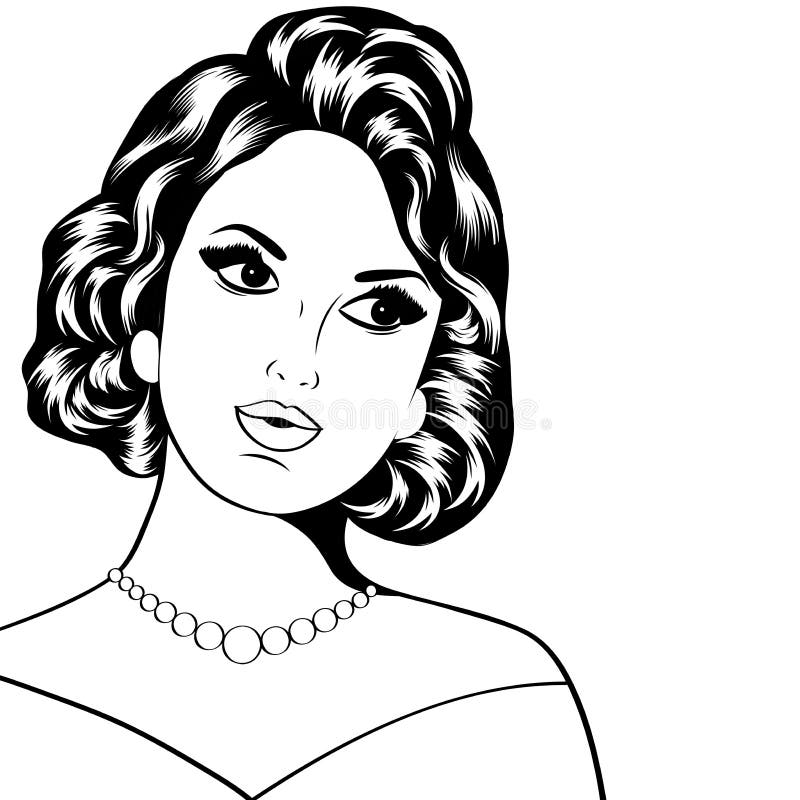 Illustration d'art de bruit de femme illustration stock Illustration d'art de bruit de femme illustration stock