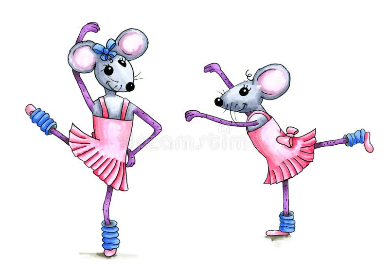 Illustration Of Dancing Mouse Children Stock Illustration Image 61250693